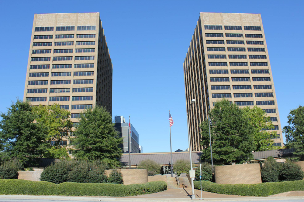 Sloppy Floyd Towers in Atlanta, GA.